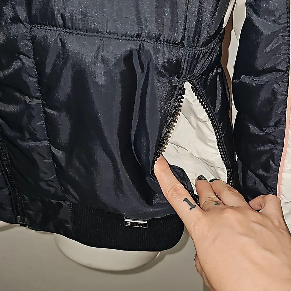 Mountain Goat By White Stag puffer jacket vintage Women's Color Block nylon ❄️